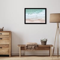 Americanflat MDF drevený fotorámik 42x60 cm čierny – s nerozbitným plexisklom, vhodný na horizontálne aj vertikálne zavesenie na stenu 2