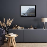Ramă foto Americanflat din MDF 45x60 cm cu geam plexiglas incasabil, agățătoare integrată, pentru montare pe perete pe verticală și orizontală - Negru 7