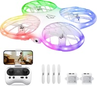 Dronă FPV Ameta Morpho cu Cameră pentru Copii, 1080P HD, 18 Minute Timp de Zbor 1