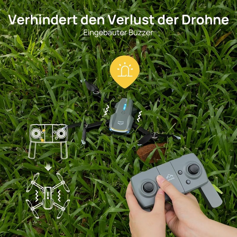 Ameta S20 Lite 4K FPV Drón Kamerával, Kezdőknek, 36 Perc Repülési Idő