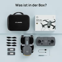 Ameta S20 Lite 4K FPV Drón Kamerával, Kezdőknek, 36 Perc Repülési Idő 10