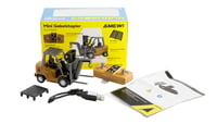 RC minivysokozdvižný vozík Amewi, kovový, 8-kanálový, 1:64 RTR – žlto-čierny 3