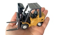 RC minivysokozdvižný vozík Amewi, kovový, 8-kanálový, 1:64 RTR – žlto-čierny 6
