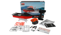 Barcă de salvare cu radiocomandă Amewi, motor brushless cu propulsie jet, 320 mm, RTR, roșu/negru, pentru copii începând cu vârsta de 8 ani 2