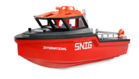 Barcă de salvare cu radiocomandă Amewi, motor brushless cu propulsie jet, 320 mm, RTR, roșu/negru, pentru copii începând cu vârsta de 8 ani 1
