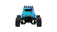 RC monster truck Amewi, model 1:64, RTR, modrý, diaľkovo ovládané terénne auto s ovládačom v tvare karty 6