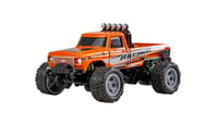 Amewi RC Monster Truck Die Cast 1:64 RTR oranžové terénne auto na diaľkové ovládanie s ovládačom vo formáte karty 1