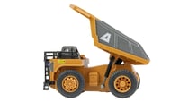 Amewi Diaľkovo ovládaný mini sklápač, kovový, 8-kanálový, 1:64, RTR, žltý, pre deti od 6 rokov 4