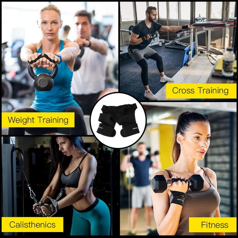 AMFUN Edzőkesztyű Csuklótámogatással Fitness Sporthoz