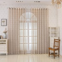 Amidoudou Arany Jacquard Függöny Szett 230x140cm Nappalihoz 3
