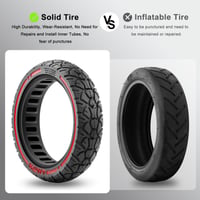 Anvelopă plină off-road Amitor 8.5x2 pentru trotinetă electrică, 8 1/2 x 2, anti-pană, fără întreținere, compatibilă cu Xiaomi Pro 2, 1S, M365, Pro, Mi3, 1 buc. 5