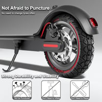Anvelopă plină off-road Amitor 8.5x2 pentru trotinetă electrică, 8 1/2 x 2, anti-pană, fără întreținere, compatibilă cu Xiaomi Pro 2, 1S, M365, Pro, Mi3, 1 buc. 2
