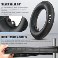 Amitor E-roller Gumi 8.5x2.0 Xiaomi Pro/M365 Csere Gumiabroncs Tömlővel 2db 4