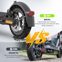 Amitor Xiaomi Pro 2 hátsó kerék 8,5 hüvelyk tömör gumi, lyukbiztos és kopásálló 8