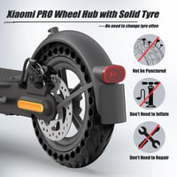 Amitor Xiaomi Pro 2 hátsó kerék 8,5 hüvelyk tömör gumi, lyukbiztos és kopásálló 2