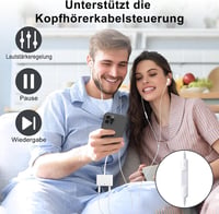 AMLLXEN iPhone 3.5mm audio adapter töltőporttal 3 az 1-ben 5