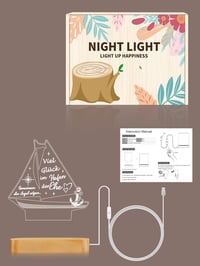 Ammonite LED Éjjeli Lámpa Melegfehér Fénnyel, Fa Alapzat, Érintős Kapcsoló, Esküvői Ajándék Hálószoba Dekoráció 7