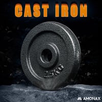 Amonax 15-30 kg állítható súlyzó szett, 2 db vasból készült súlyzó edzéshez 2