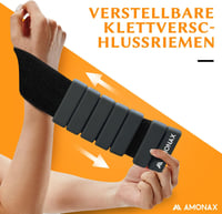 Amonax Bokasúly Szett 2x0,5 kg - Fekete Fitnesz Súlyok Karra és Lábra, Edzéssúlyok Jógához, Pilateshez, Tánchoz, Erősítő Edzéshez Férfiaknak 4