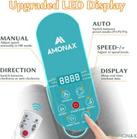 Amonax Elektromos Mini Elliptikus Tréner Ülő Pedálozó Gép Időseknek 3