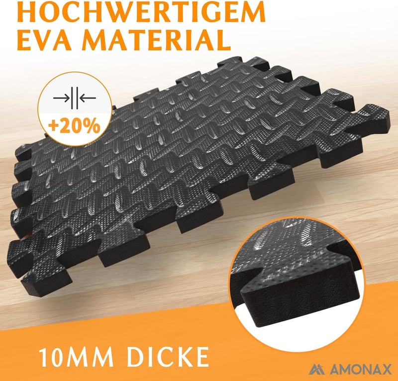 Amonax Puzzle Szivacs Padlóvédő Fitness Tornaszőnyeg Otthoni Edzéshez