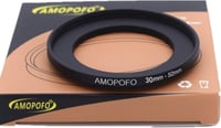AMOPOFO 30mm-52mm Lencsekonverter Adapter CNC Fém Kamera Szűrőgyűrű 3