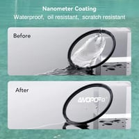 AMOPOFO 49mm UV szűrő 16 rétegű multi-coating DSLR fényképezőgéphez 8