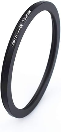 AMOPOFO 82mm-72mm Lencseadapter CNC Fém Szűrőgyűrű Kamerához 2