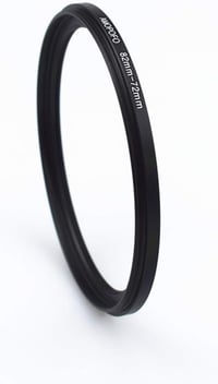 AMOPOFO 82mm-72mm Lencseadapter CNC Fém Szűrőgyűrű Kamerához 3