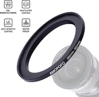 AMOPOFO 86mm-95mm Lencseadapter CNC Fém Szűrőgyűrű UV ND CPL Kompatibilis 2