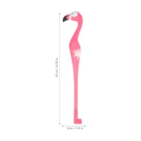 Amosfun Bambusové škrabadlo na chrbát v tvare plameniaka - 42 cm ručný masážny prístroj pre seniorov a tehotné ženy, na zmiernenie svrbenia 2