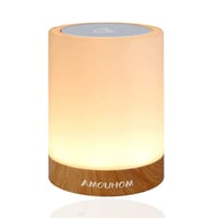 Lampă de Noptieră Sensibilă la Atingere Amouhom - Lampă LED de Birou Reîncărcabilă cu 3 Niveluri de Luminozitate, 256 de Culori RGB Schimbătoare, Iluminare Ambientală Portabilă 1
