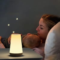 Amouhom LED éjjeli asztali lámpa, érintésvezérlés, RGB + meleg fehér 6