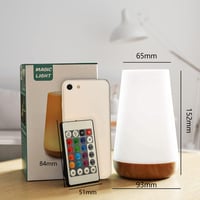 Amouhom LED éjjeli asztali lámpa, érintésvezérlés, RGB + meleg fehér 7