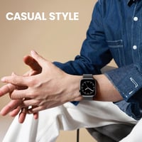 AMSKY kettős mágneses rozsdamentes acél szíj Apple Watch-hoz, 38-49 mm - 2 db 7