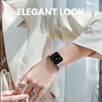AMSKY kettős mágneses rozsdamentes acél szíj Apple Watch-hoz, 38-49 mm - 2 db 4