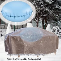 AMSNINK Pernă de iarnă pentru piscină 120 cm – Pernă de aer gonflabilă pentru prelată de iarnă, pernă rotundă antigel pentru piscine supraterane și jacuzzi 7