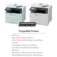 Kompatibilný toner Amstech TN-248 / TN-248XL pre tlačiarne Brother – 4 farby (CMYK) 3