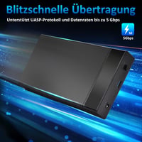 Amtake USB 3.0 SATA HDD dokkolóállomás 2,5 és 3,5 hüvelykes HDD/SSD-hez, 5 Gbps, UASP 2