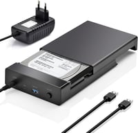 Amtake USB 3.0 SATA HDD dokkolóállomás 2,5 és 3,5 hüvelykes HDD/SSD-hez, 5 Gbps, UASP 1