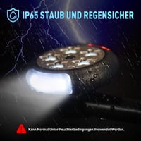 Amteker Tölthető Babakocsi Lámpa, 12 LED, 2 Világítási Mód, 360° Forgatható, USB Újratölthető, Vízálló, Univerzális Babakocsikhoz, Ajándék S 7
