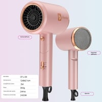 Uscător de păr ionic Amurhey 2400W cu temperatură constantă, geantă de voiaj, mâner pliabil pentru uscare rapidă, concentrator și difuzor cu perie pentru volum 7