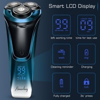 Amurhey Elektromos Borotva 3 Fej + Trimmer, 99 Perc Üzemidő, Száraz/Vizes 9