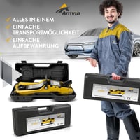 AMVIA 2 Tonna Hidraulikus Emelő Kofferrel, Hordozható Autóemelő SUV és Autóhoz 6