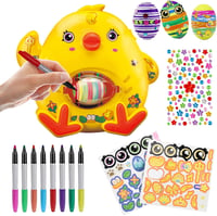 Amycute Tojásfestő Gép Forgóval, DIY Húsvéti Tojás Dekoráló Készlet, Kreatív Húsvéti Díszítés és Ajándék 1