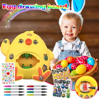 Amycute Tojásfestő Gép Forgóval, DIY Húsvéti Tojás Dekoráló Készlet, Kreatív Húsvéti Díszítés és Ajándék 7