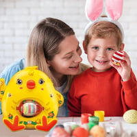 Amycute Tojásfestő Gép Forgóval, DIY Húsvéti Tojás Dekoráló Készlet, Kreatív Húsvéti Díszítés és Ajándék 6