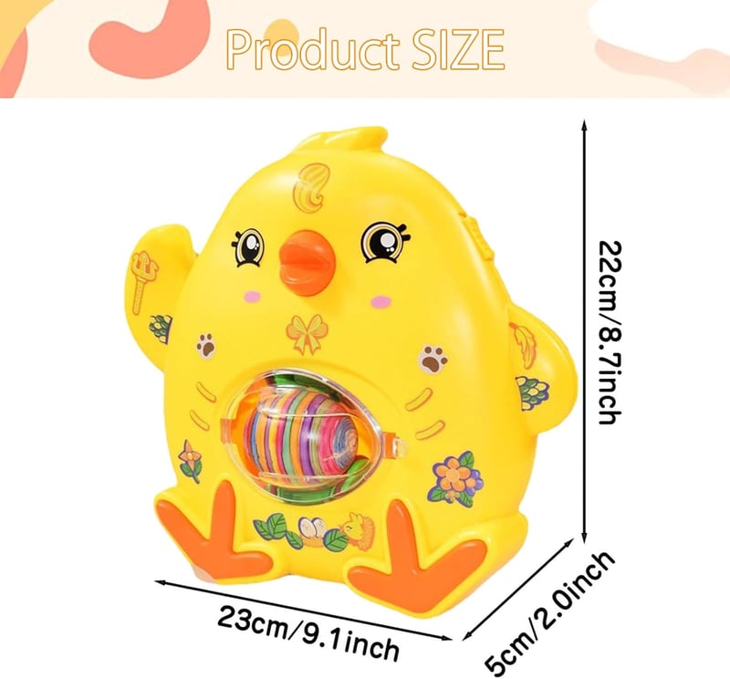 Amycute Tojásfestő Gép Forgóval, DIY Húsvéti Tojás Dekoráló Készlet, Kreatív Húsvéti Díszítés és Ajándék