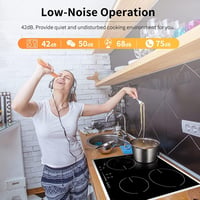 AMZCHEF indukciós főzőlap 4 zónás, 7000 W, Booster funkcióval - fekete - 60 cm 3