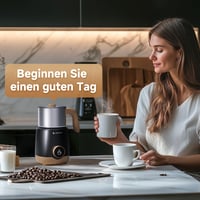 AMZCHEF 8 v 1 automatický napeňovač mlieka 550 W, 600 ml, multifunkčný elektrický napeňovač mlieka na teplú a studenú penu, horúce mlieko, detskú výživu 2